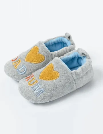 Papuci de Casa Cool Club, gri Gri