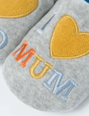 Papuci de Casa Cool Club, gri Gri