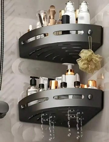 Set suporturi 2 bucati SHEIN, negru