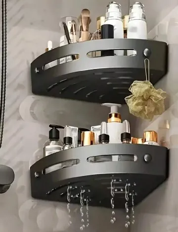 Set suporturi 2 bucati SHEIN, negru Negru