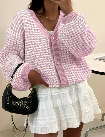 Cardigan SHEIN, roz Roz