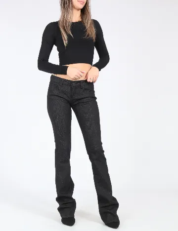 Blugi Zara, negru Negru