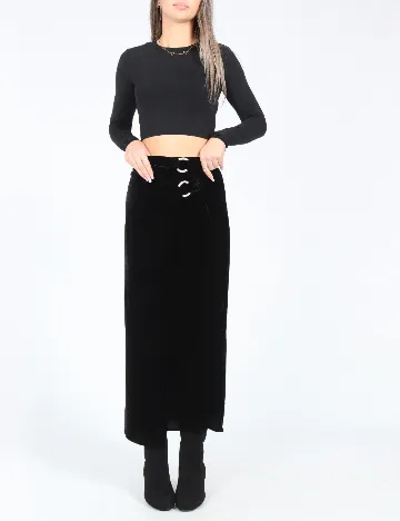 Fusta Zara, negru Negru