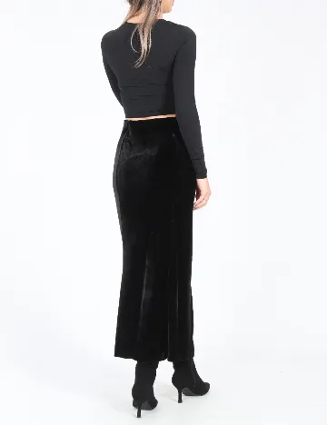 Fusta Zara, negru Negru