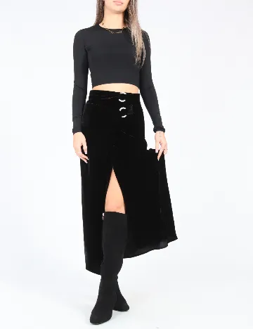 Fusta Zara, negru Negru