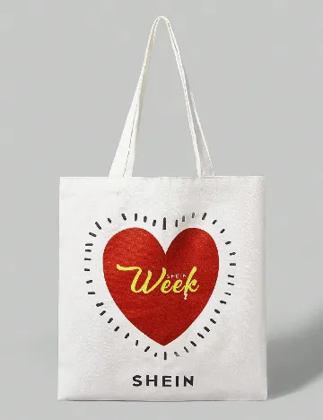 Sacosa SHEIN, alb Alb