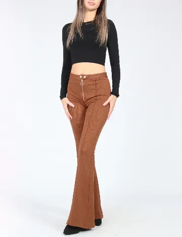 Pantaloni Zara, maro Maro