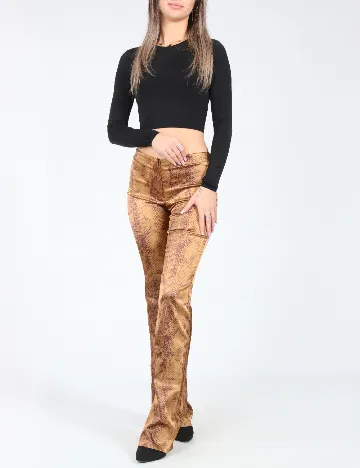 Pantaloni Bershka, imprimeu sarpe Maro