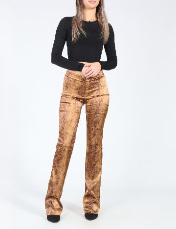 Pantaloni Bershka, imprimeu sarpe