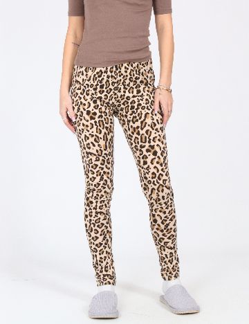 Pantaloni de pijama Zara, animal print