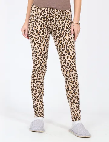 Pantaloni de pijama Zara, animal print Animal print