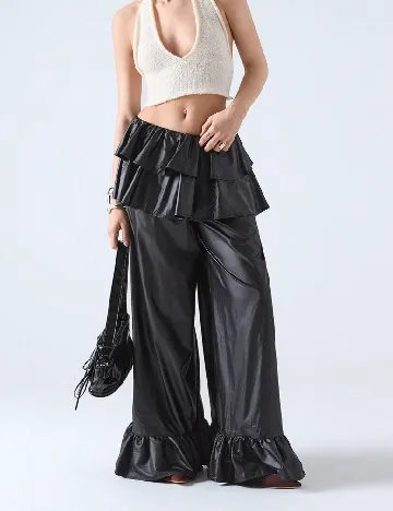 Pantaloni SHEIN, negru Negru