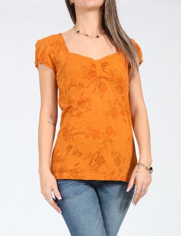 Bluza Zara, portocaliu