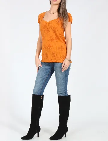 Bluza Zara, portocaliu Portocaliu