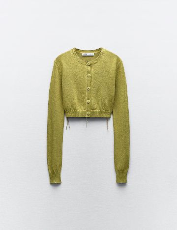 Cardigan Zara, verde
