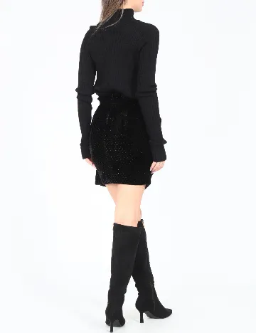 Fusta Zara, negru Negru