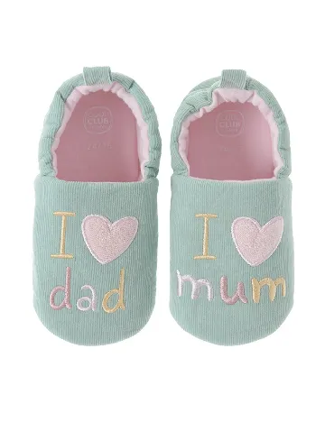 Papuci de Casa Cool Club, verde Verde