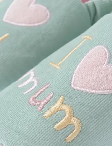 Papuci de Casa Cool Club, verde Verde