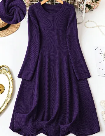 Rochie scurta SHEIN CURVE, mov Mov