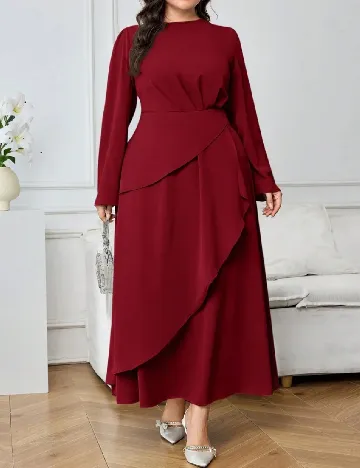 Rochie lunga SHEIN CURVE, visiniu Rosu