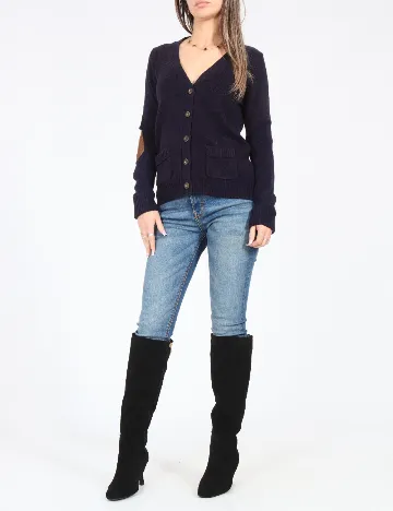 Pulover Zara, bleumarin Albastru