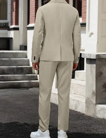 Costum SHEIN, bej Crem