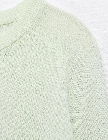 Bluza Zara, verde deschis Verde