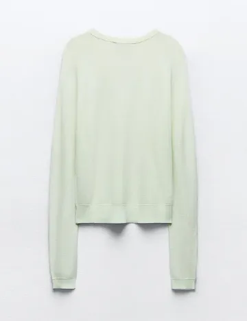 Bluza Zara, verde deschis Verde