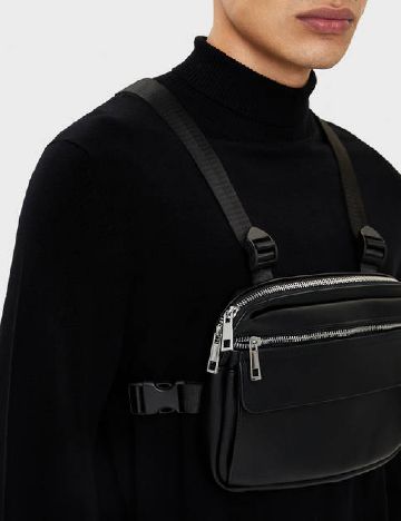 Borseta Bershka, negru