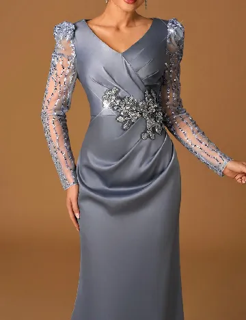 Rochie lunga SHEIN, gri Gri