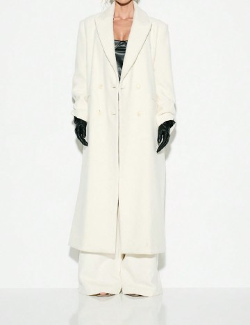 Palton SHEIN, ecru