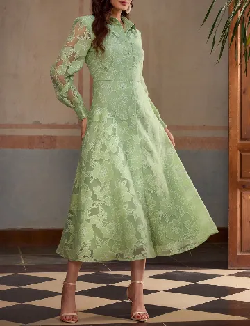Rochie medie SHEIN, verde Verde