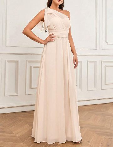 Rochie lunga SHEIN, crem