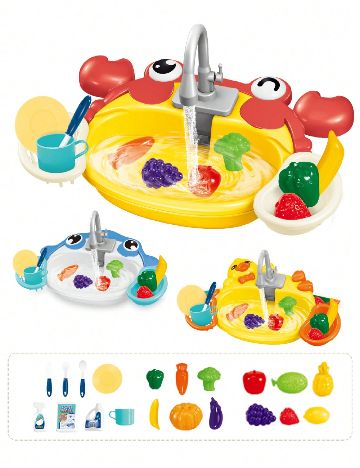 Set de jucarie SHEIN, albastru/alb