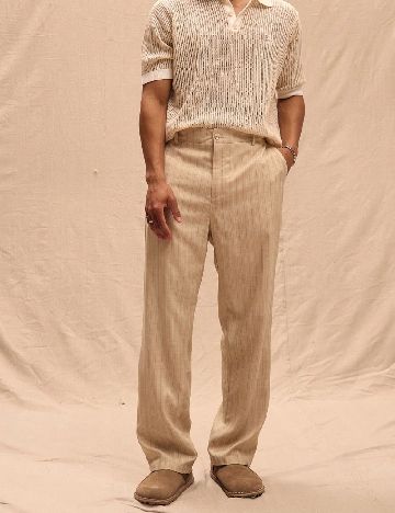 Pantaloni Musero, bej