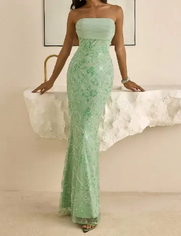Rochie lunga SHEIN, verde Verde