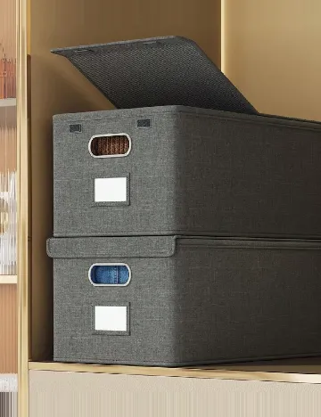 Cutie pentru depozitare SHEIN, gri Gri