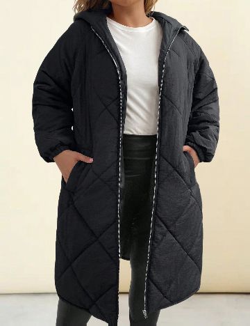 Geaca SHEIN CURVE, negru