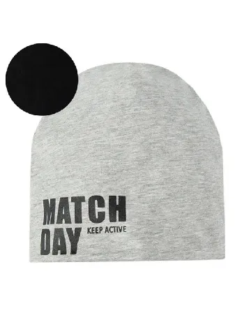 Caciula reversibila Cool Club, negru/gri Gri