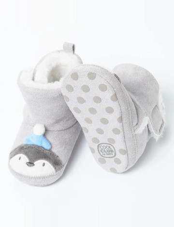 Papuci de Casa Cool Club, gri