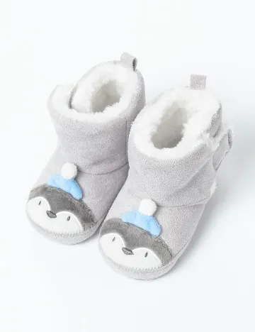 Papuci de Casa Cool Club, gri Gri