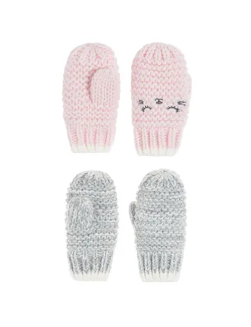 Set manusi 2 perechi Cool Club, roz/gri Roz