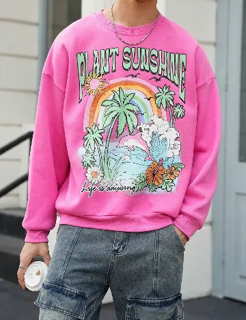 Bluza SHEIN, roz Roz