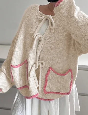 Cardigan SHEIN, crem Crem