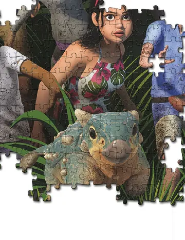 Puzzle Jurassic World 104 piese Clementoni, mix culori Mix culori