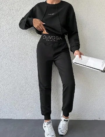 Compleu SHEIN, negru Negru