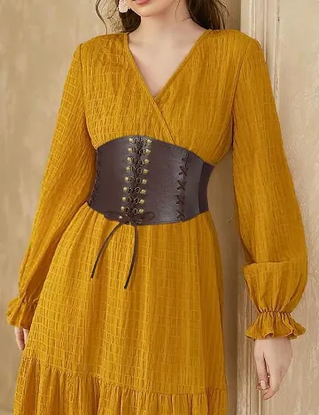 Corset SHEIN, maro Maro