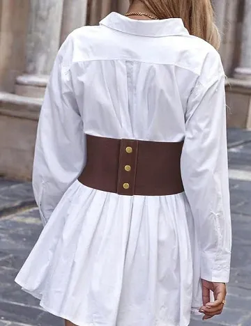 Corset SHEIN, maro Maro