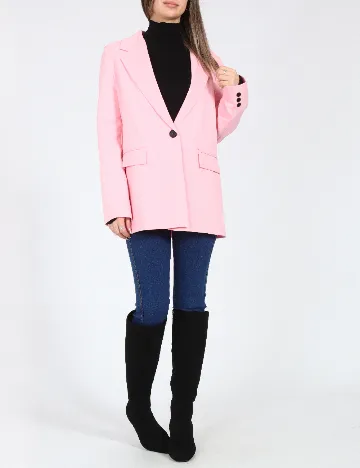 Sacou SHEIN, roz Roz