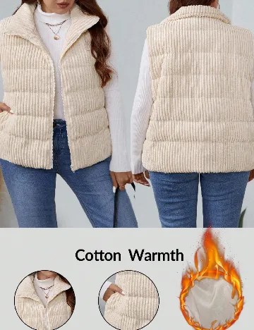 Vesta Emery Rose Curve, ecru Alb